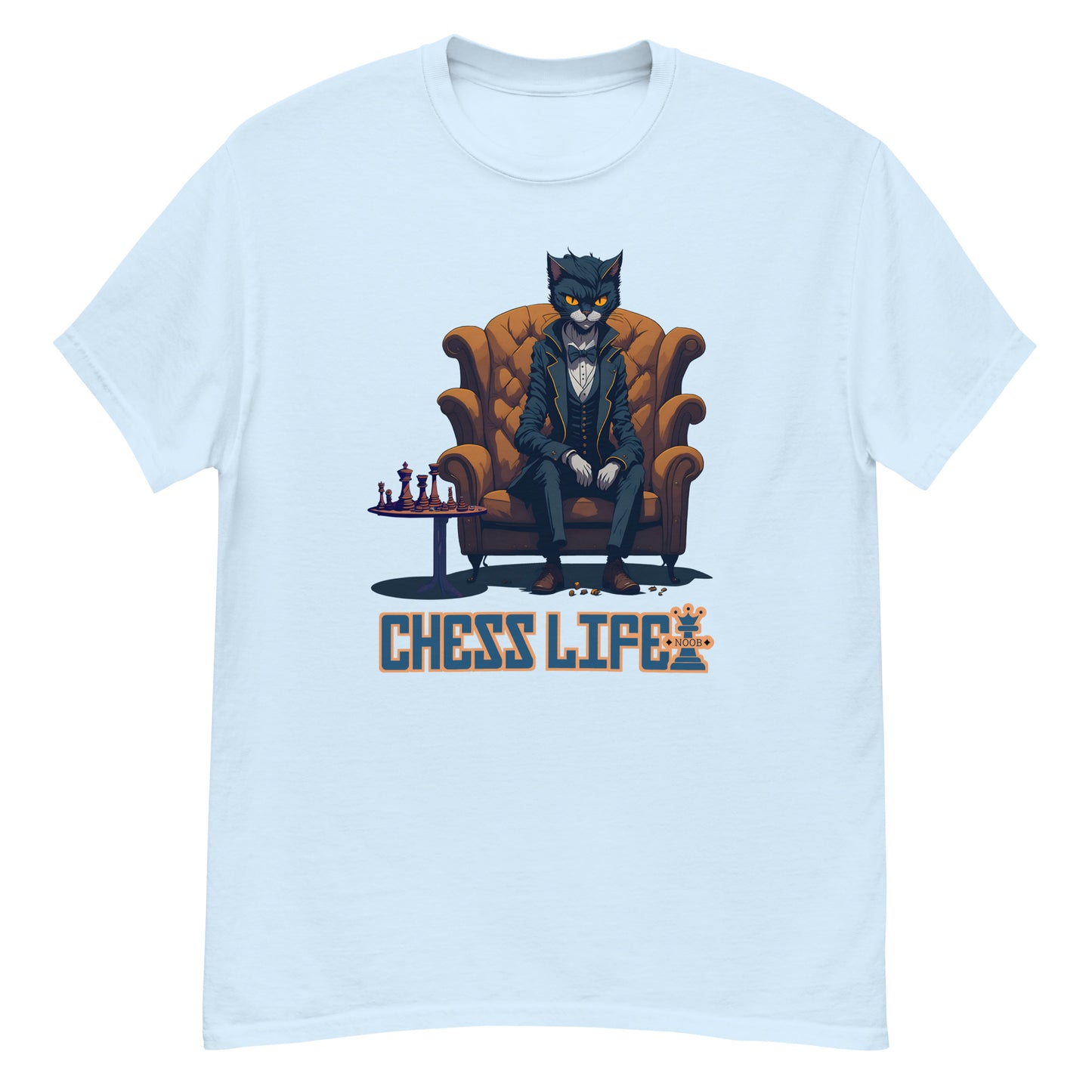 Chess Life Gentleman Cat | Classic T-Shirt