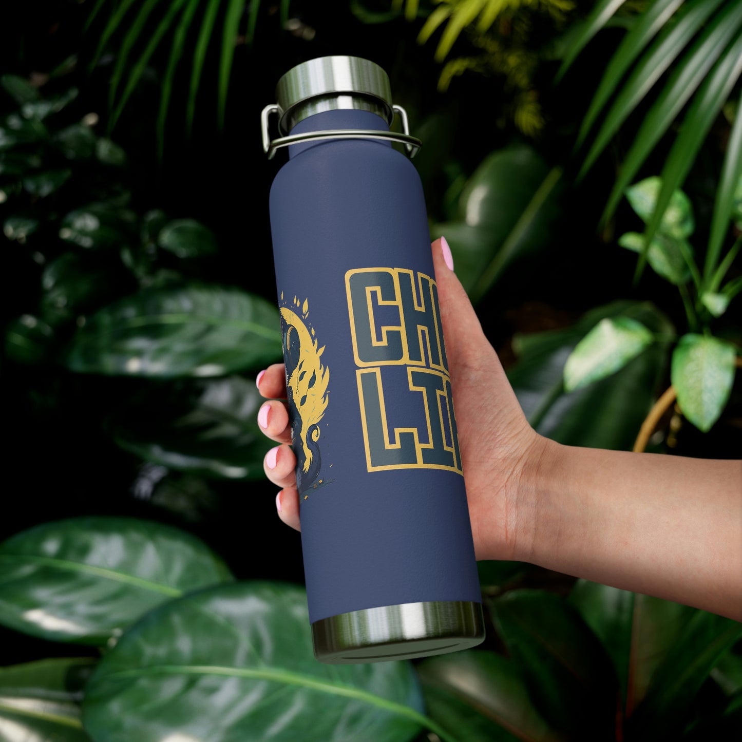 Chess Life Cool Cat | Copper Vacuum Insulated Bottle (22 oz / 650 mL)