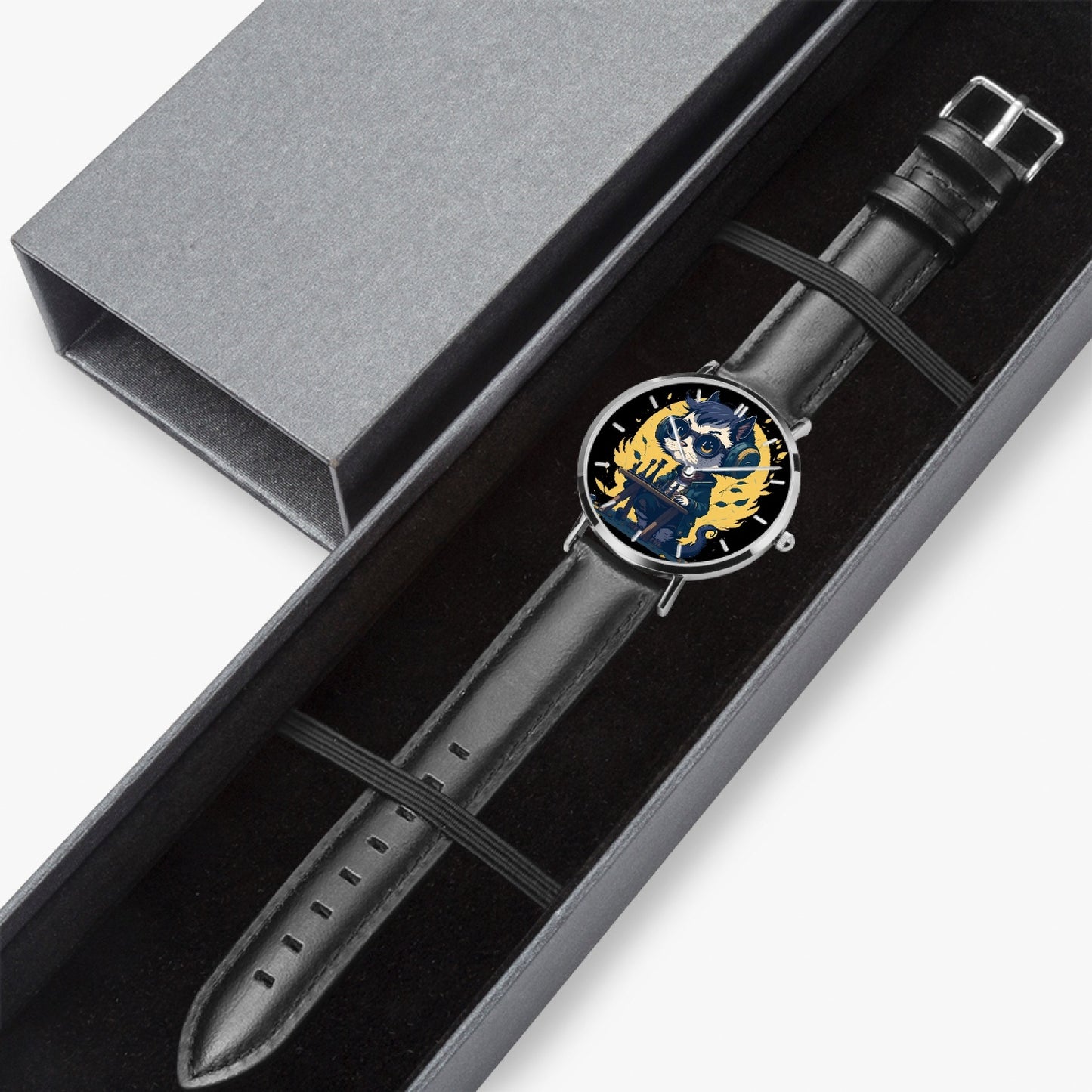 Chess Life Cool Cat | Ultra-Thin (8 mm) Uber-Stylish Watch