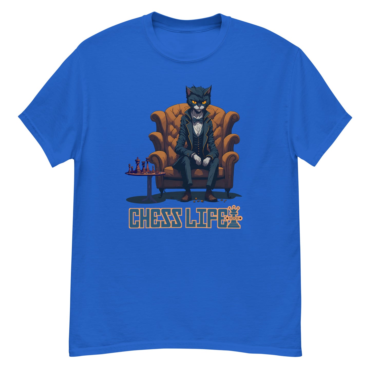 Chess Life Gentleman Cat | Classic T-Shirt