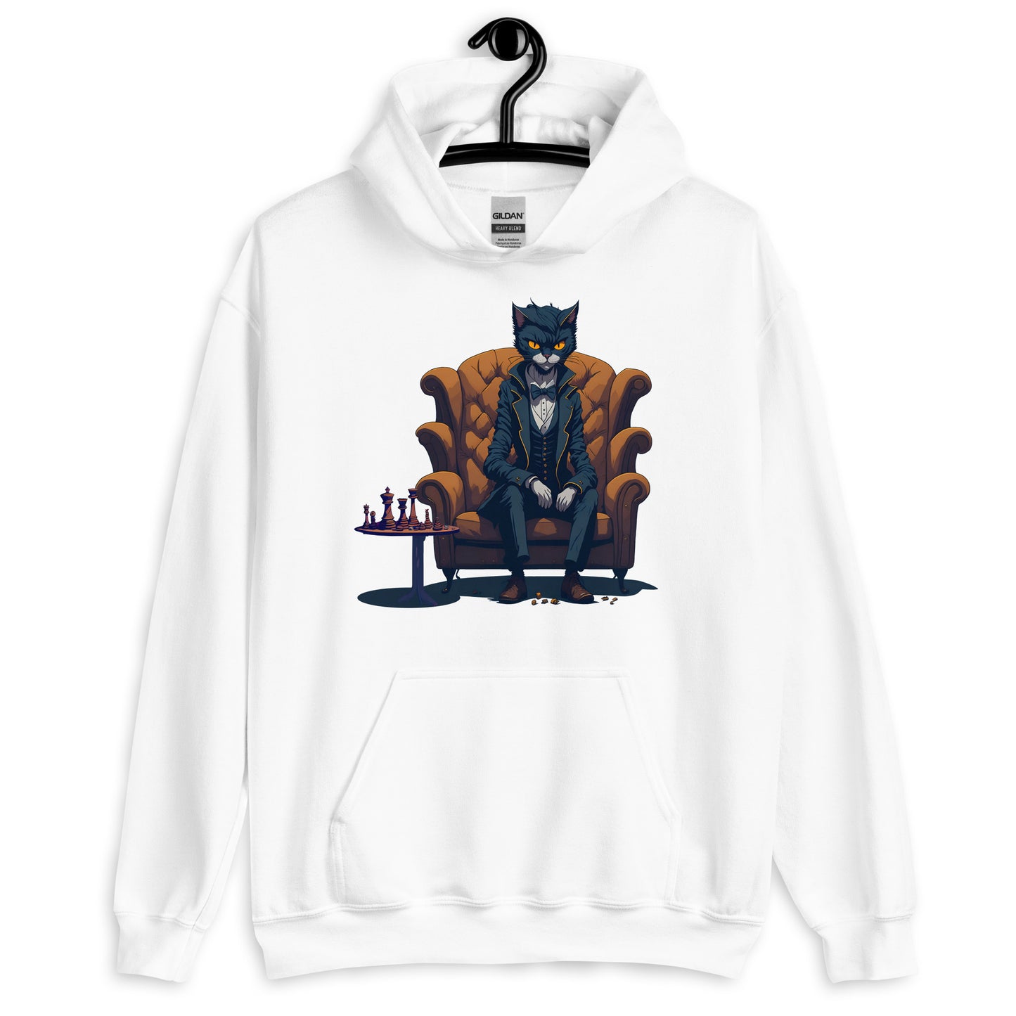 Chess Life Gentleman Cat | Unisex Hoodie
