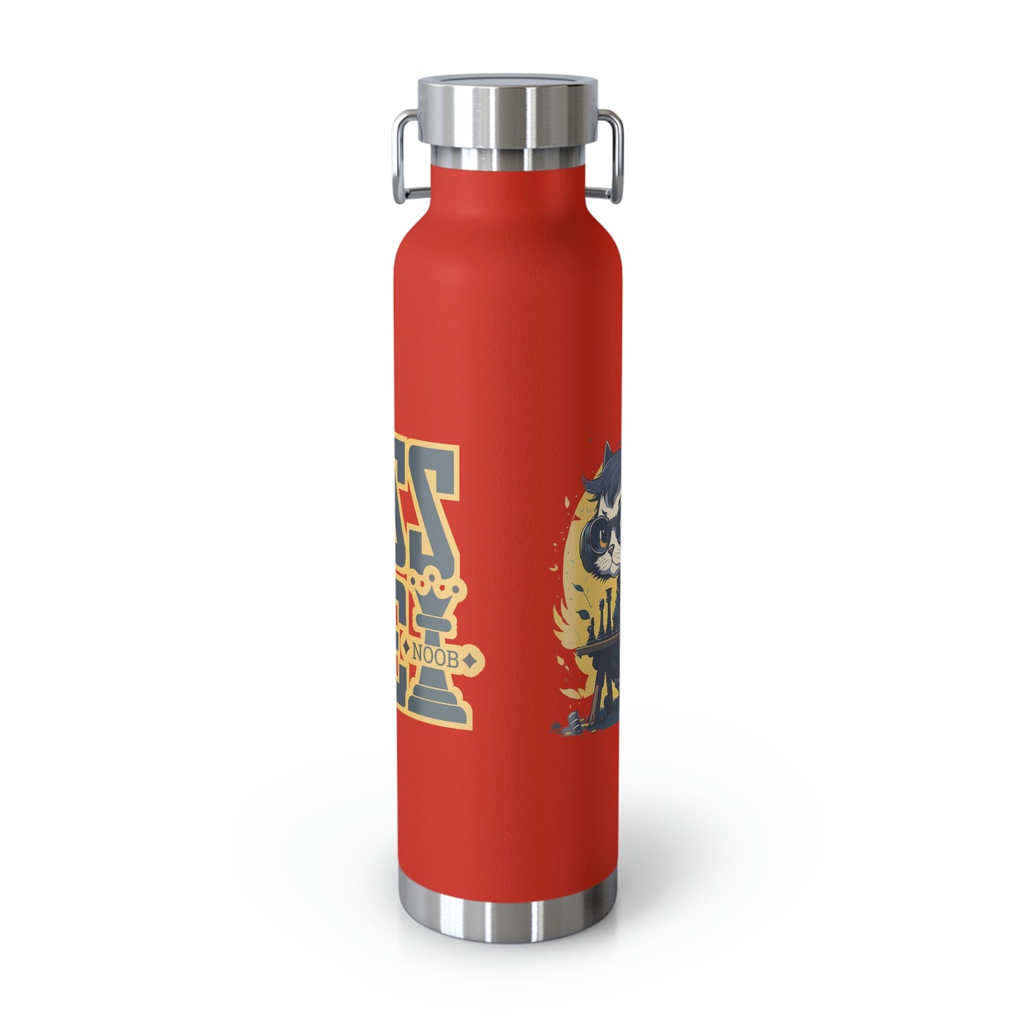 Chess Life Cool Cat | Copper Vacuum Insulated Bottle (22 oz / 650 mL)