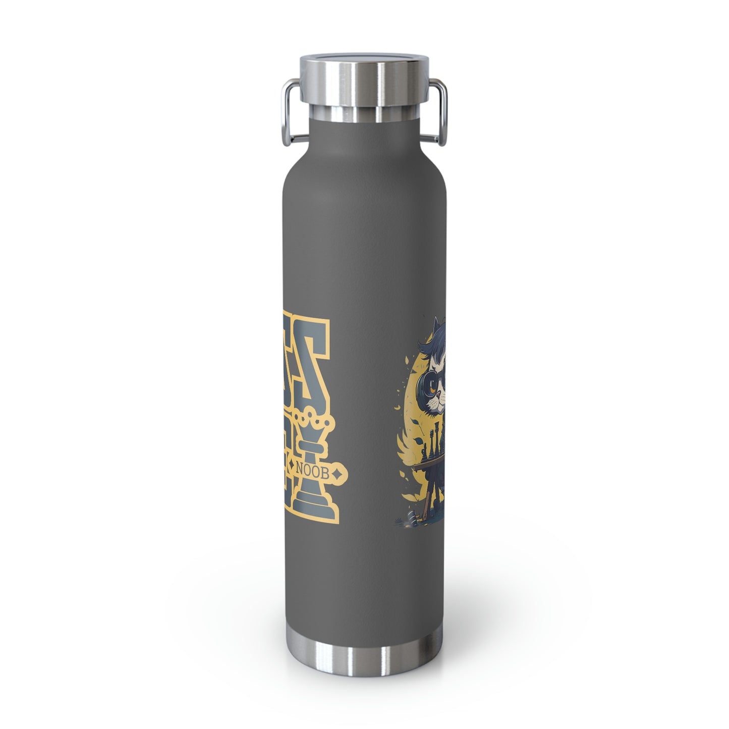 Chess Life Cool Cat | Copper Vacuum Insulated Bottle (22 oz / 650 mL)