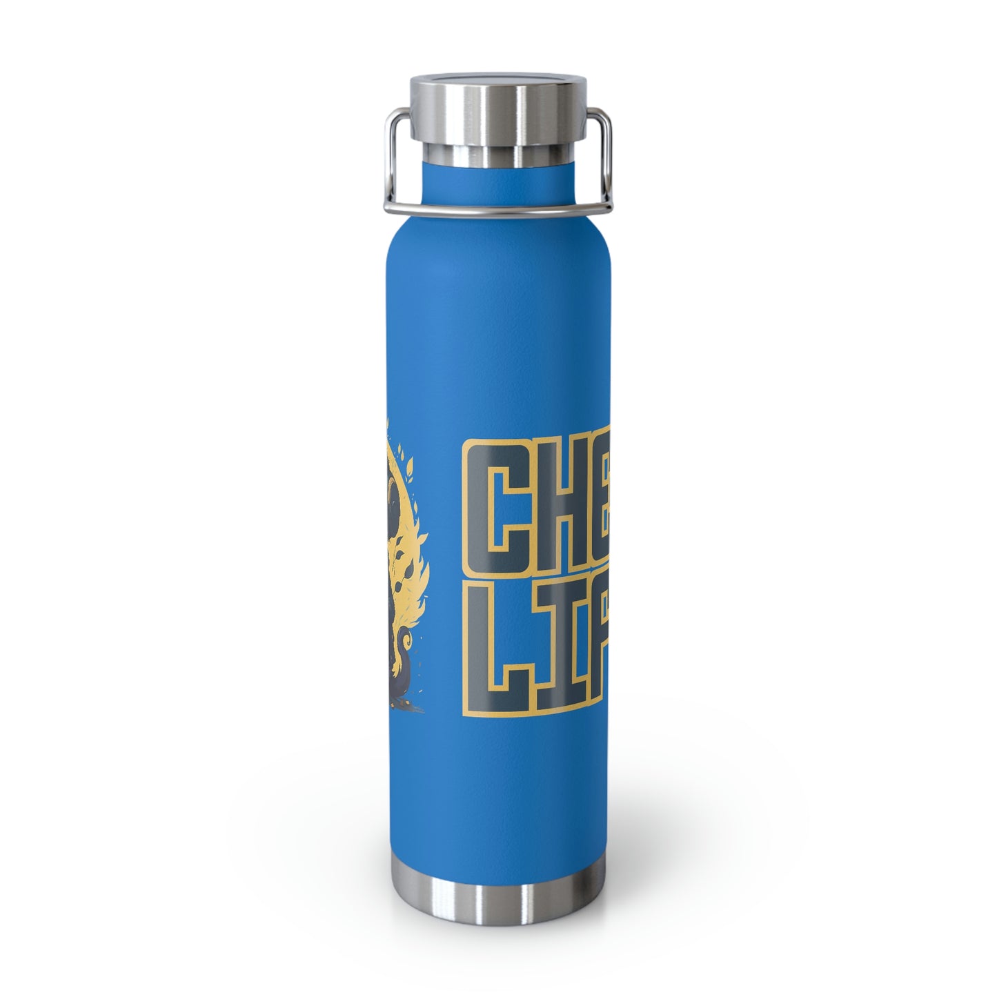 Chess Life Cool Cat | Copper Vacuum Insulated Bottle (22 oz / 650 mL)