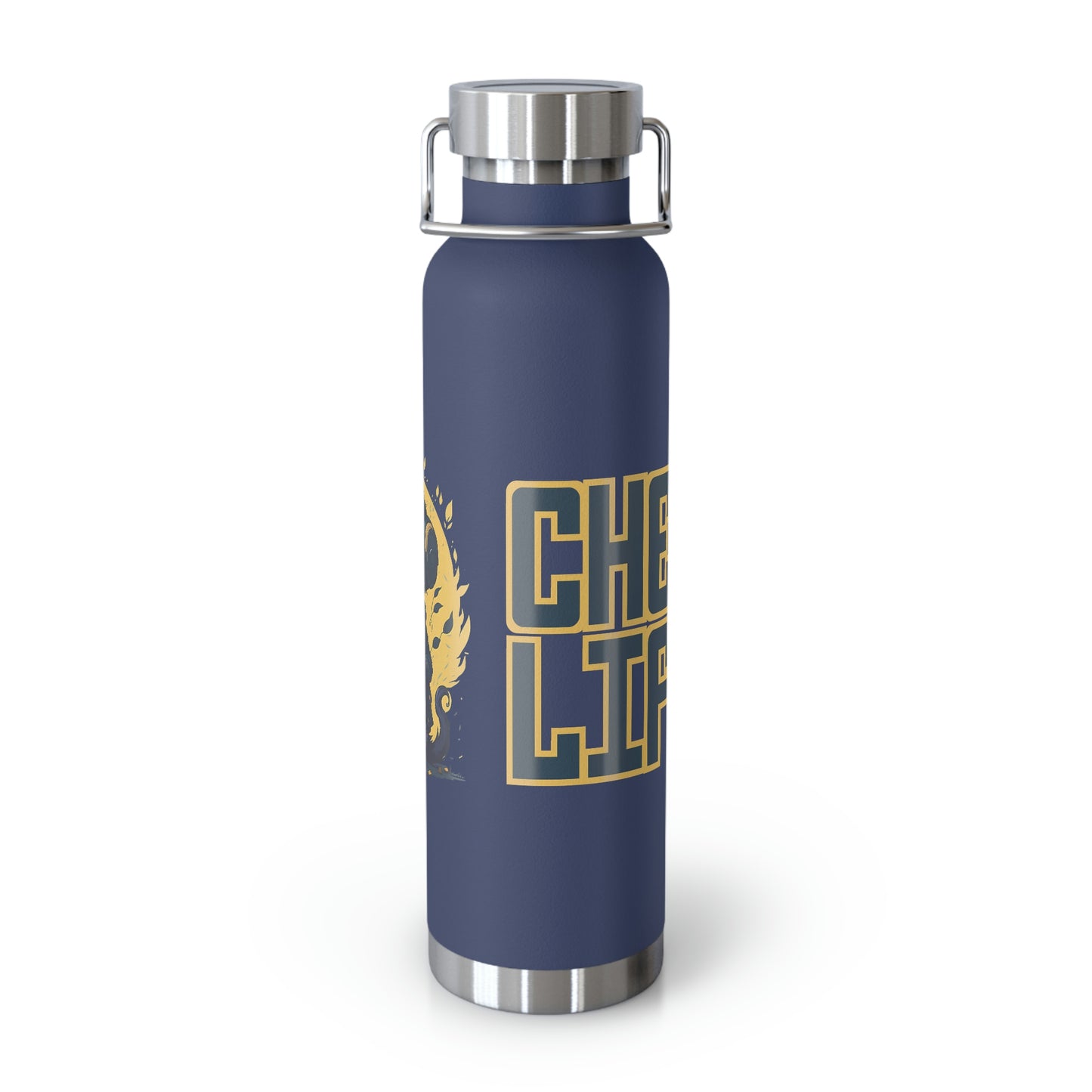 Chess Life Cool Cat | Copper Vacuum Insulated Bottle (22 oz / 650 mL)