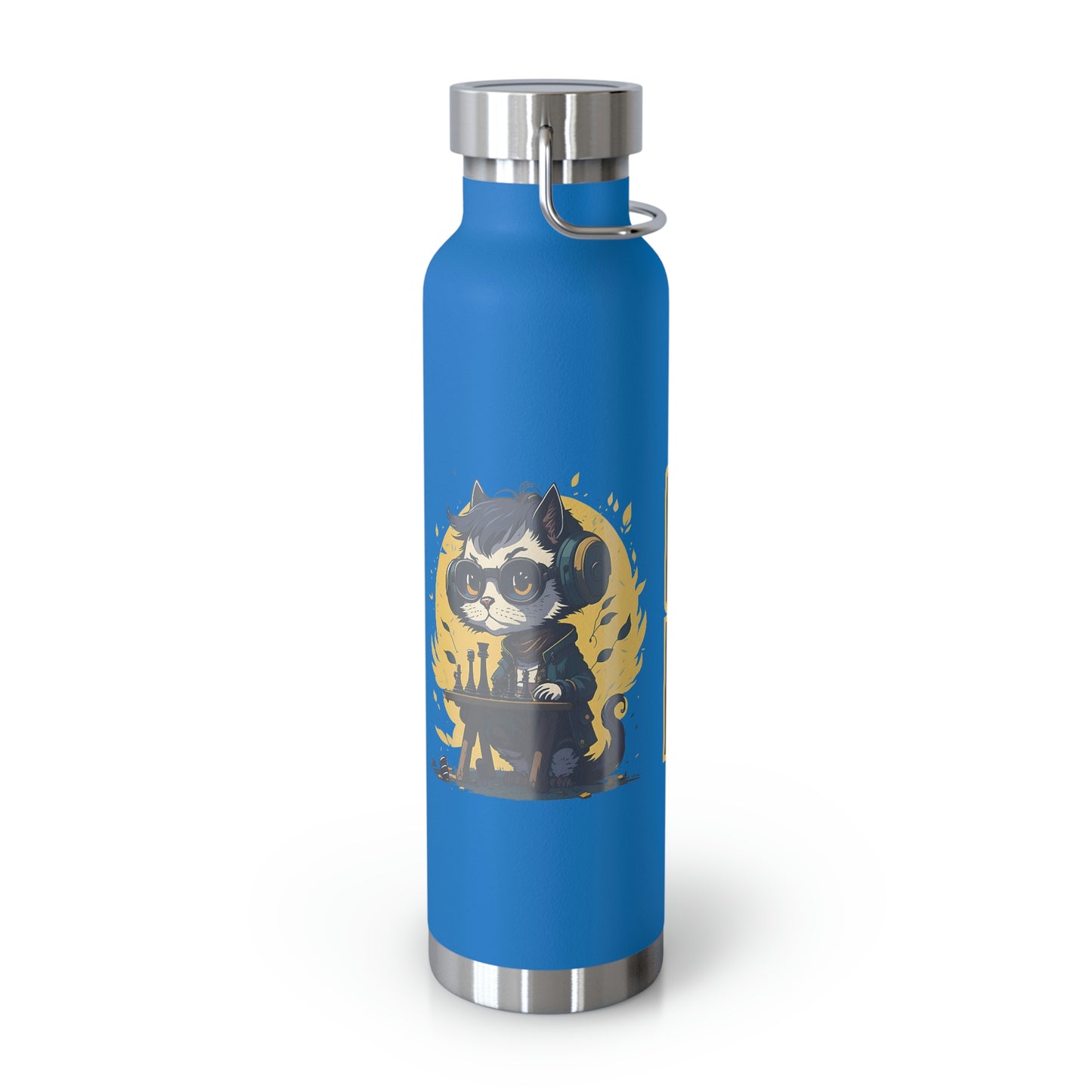Chess Life Cool Cat | Copper Vacuum Insulated Bottle (22 oz / 650 mL)
