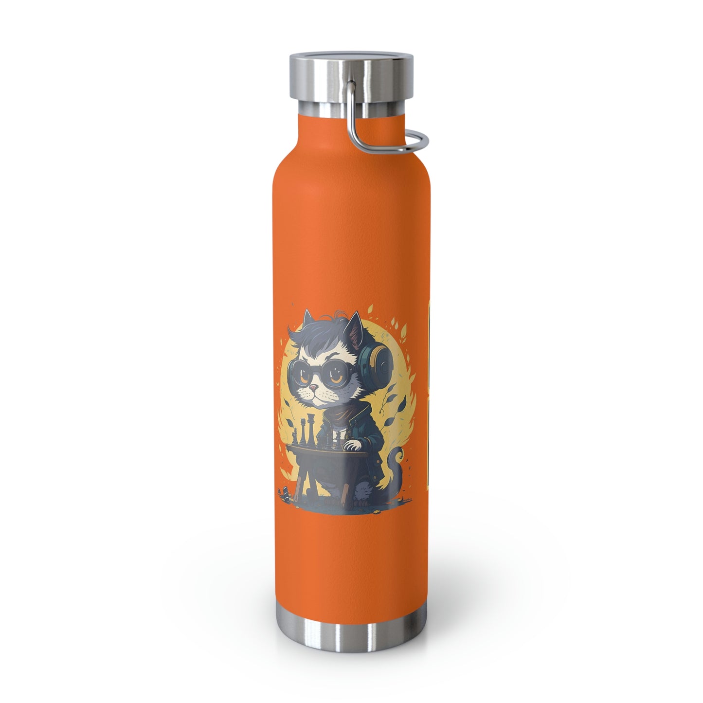 Chess Life Cool Cat | Copper Vacuum Insulated Bottle (22 oz / 650 mL)