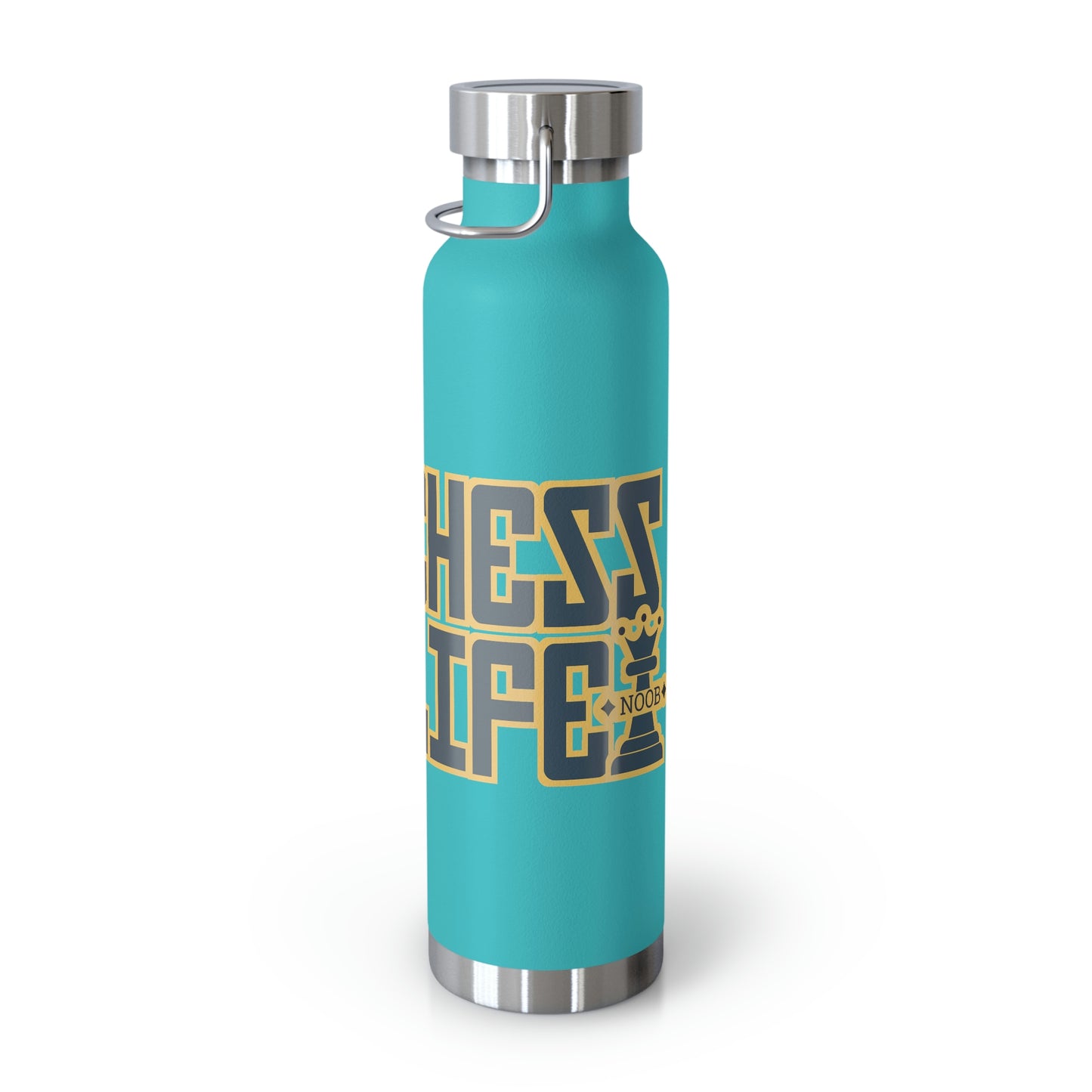Chess Life Cool Cat | Copper Vacuum Insulated Bottle (22 oz / 650 mL)