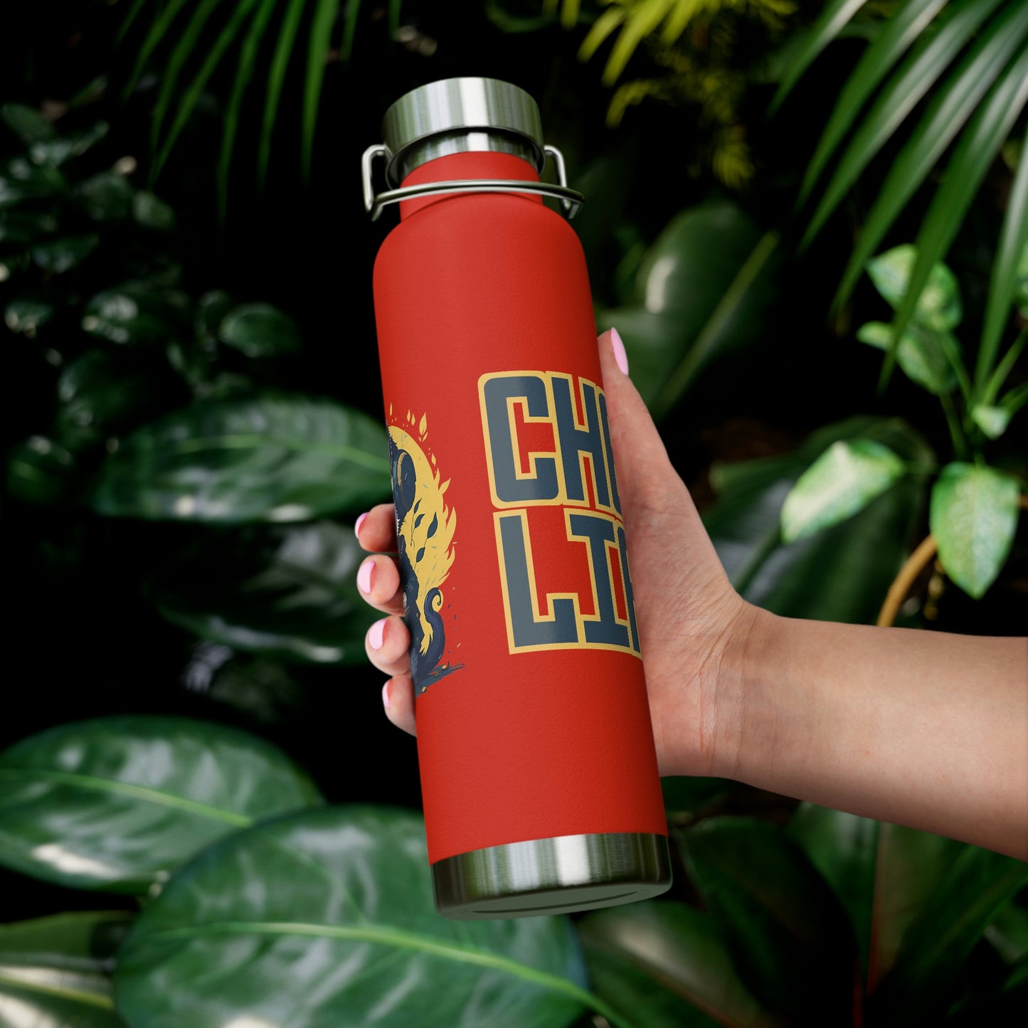 Chess Life Cool Cat | Copper Vacuum Insulated Bottle (22 oz / 650 mL)