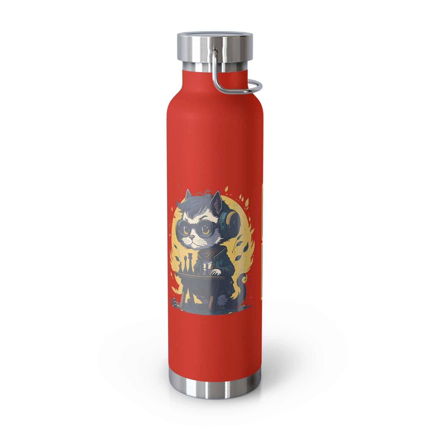 Chess Life Cool Cat | Copper Vacuum Insulated Bottle (22 oz / 650 mL)