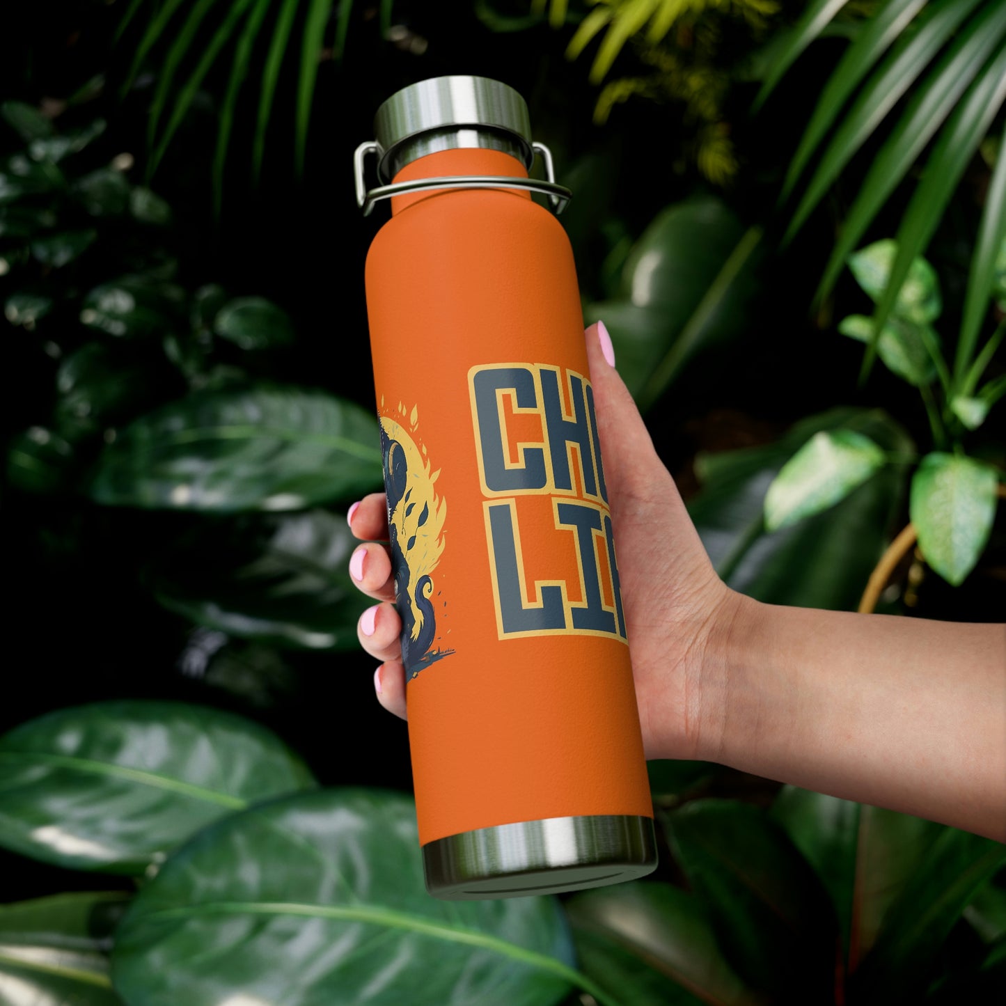 Chess Life Cool Cat | Copper Vacuum Insulated Bottle (22 oz / 650 mL)