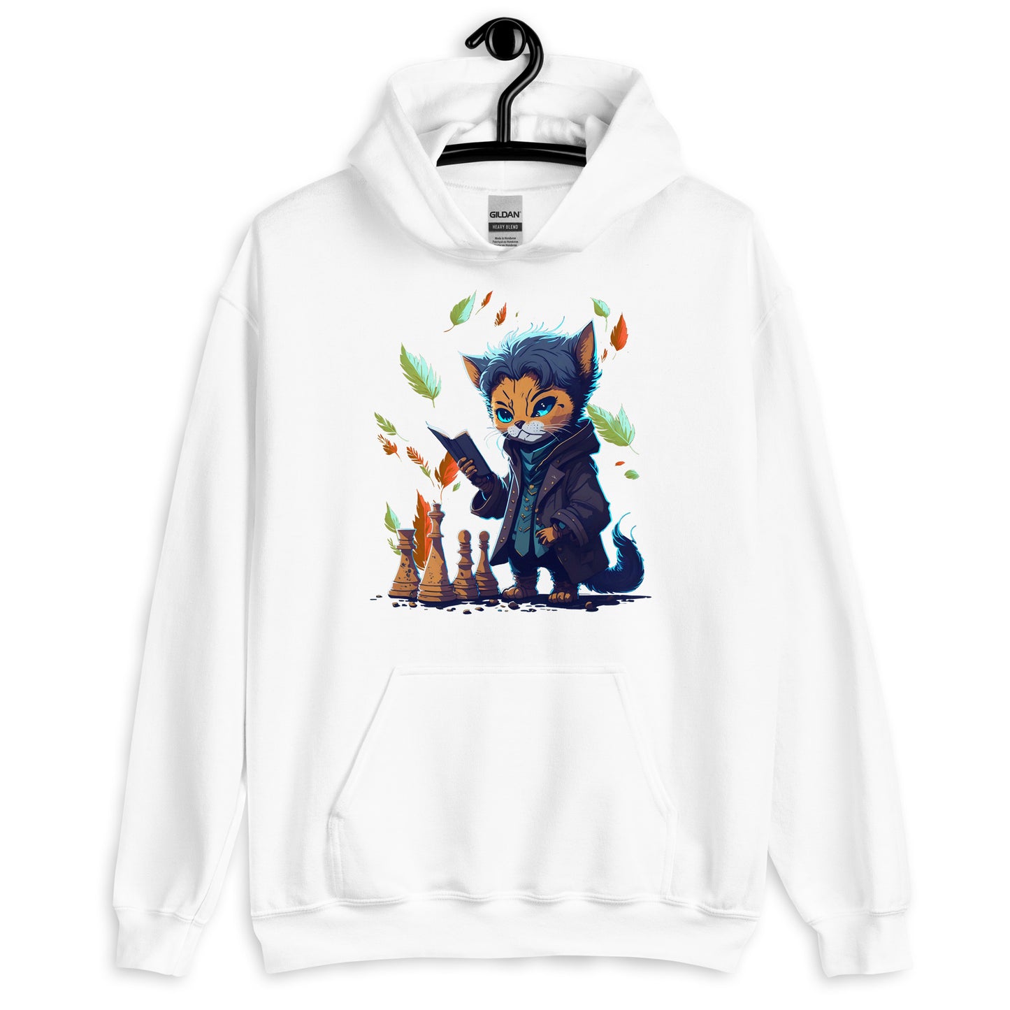 Chess Life Professor Cat | Unisex Hoodie